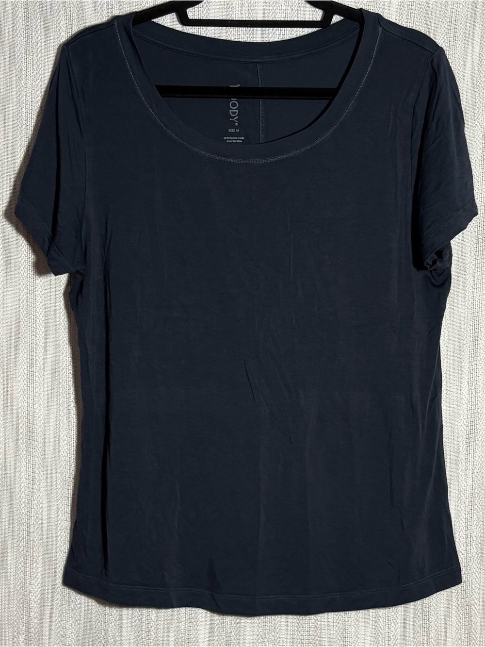BOODY Charcole scoop Neck Short Sleeve Tee Bamboo